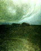 Eugene Jansson molning luft oil painting